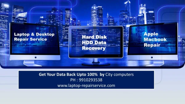 Get Your Data Back Up to 100%? by City Computers