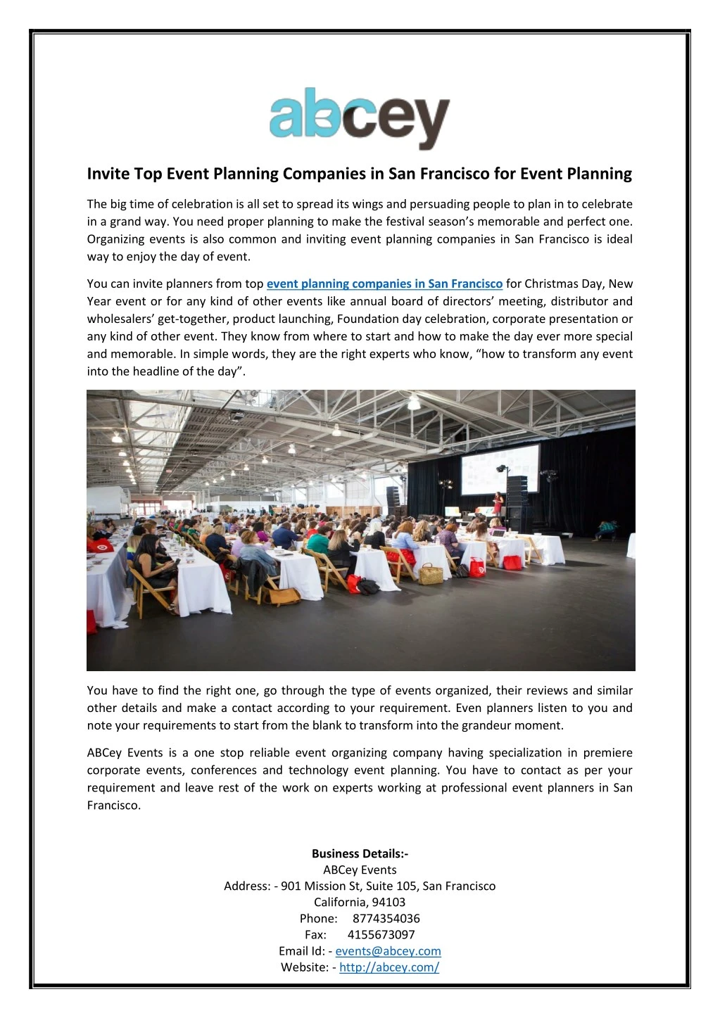 invite top event planning companies