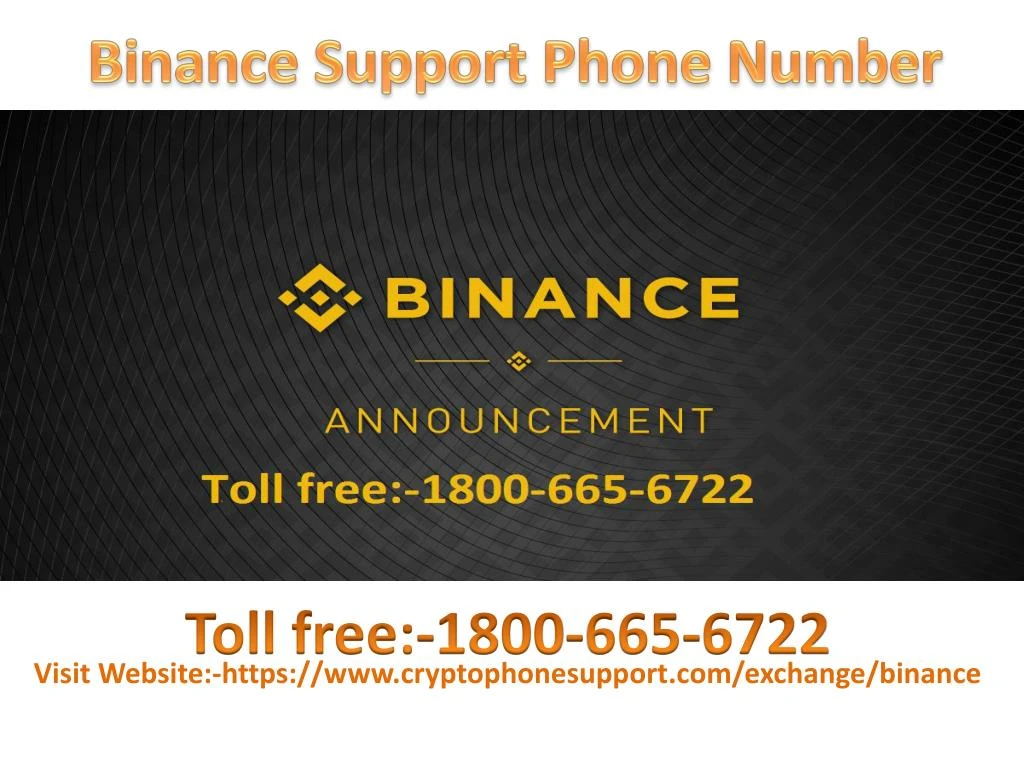 binance support phone number