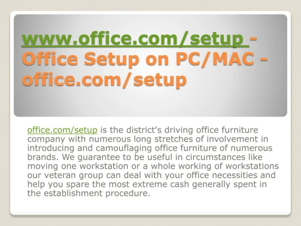 www office com setup office setup on pc mac office com setup