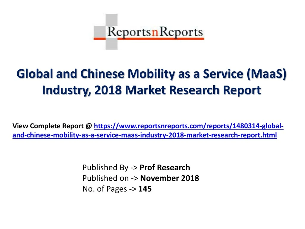 global and chinese mobility as a service maas