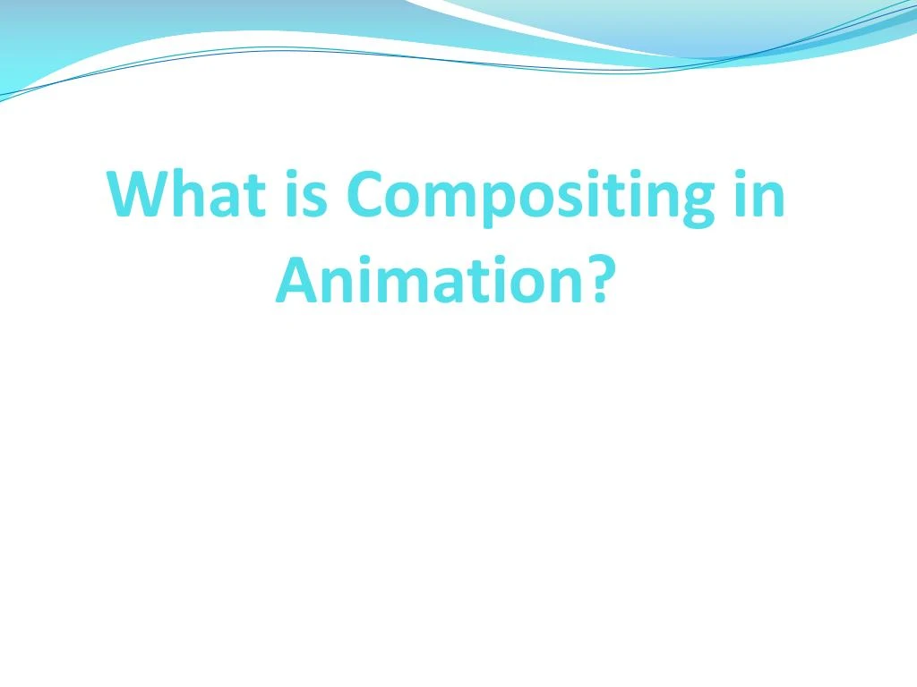 what is compositing in animation