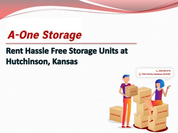 A-One Storage – Rent Hassle Free Storage Units at Hutchinson, Kansas