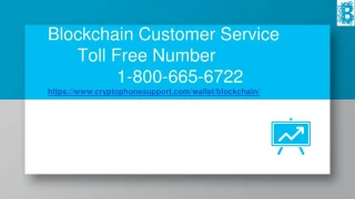 Blockchain Number for technical help - slide 1
