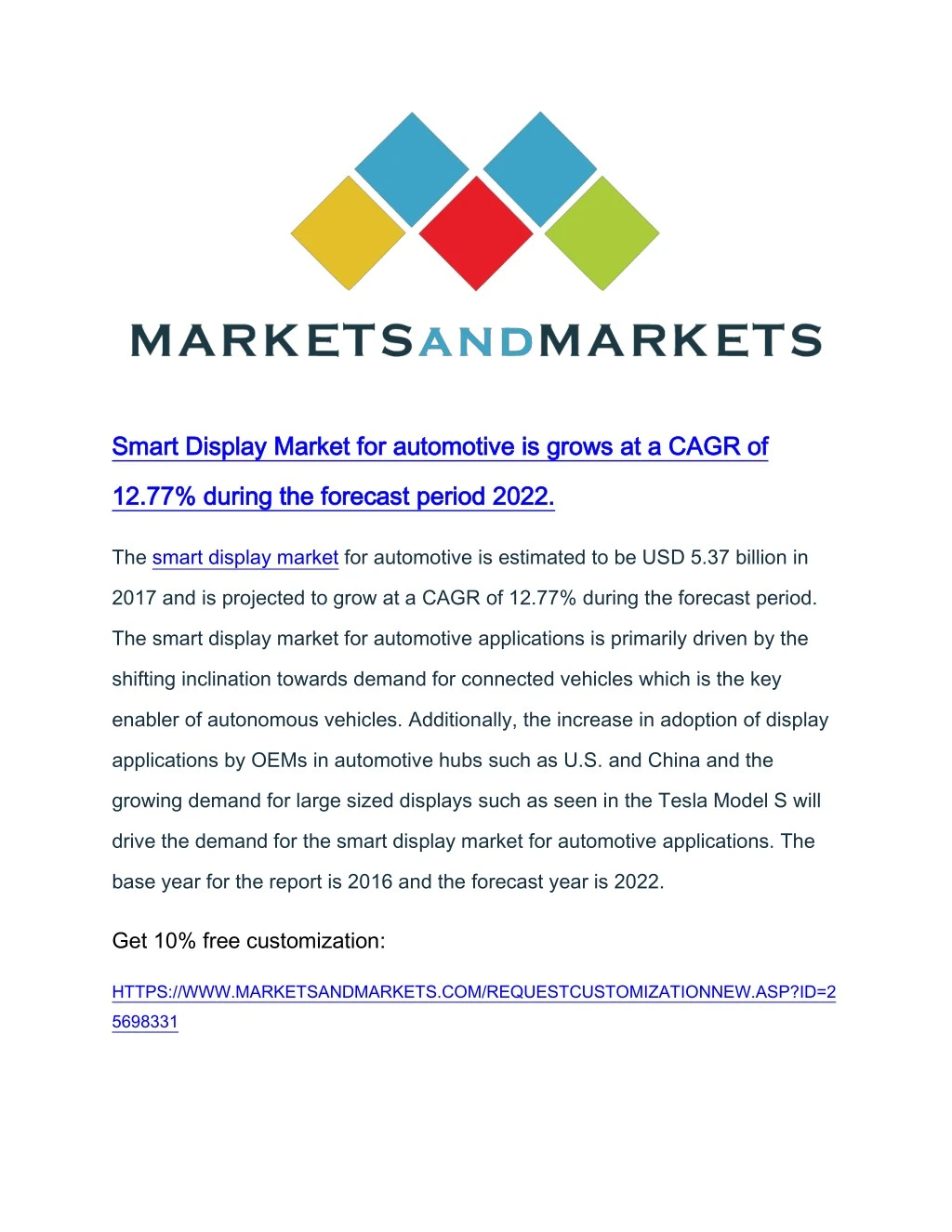 smart display m smart display market