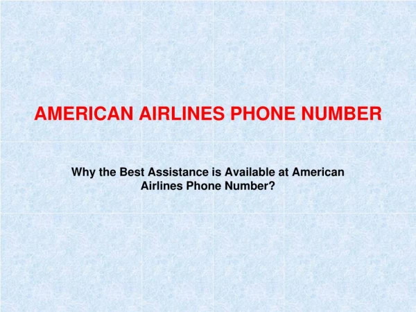 American Airlines Phone Number can be used to Book flight Tickets, Instantly