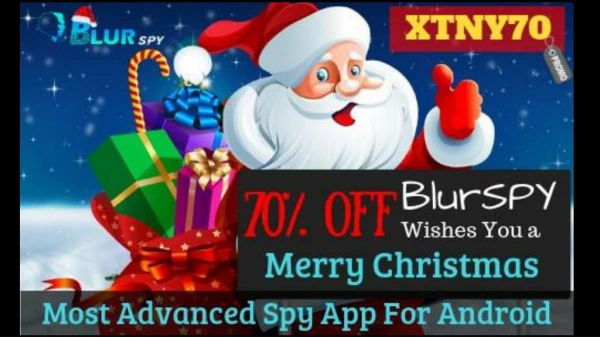 Grab 70% Discount on this Christmas on BlurSpy Android spying Features