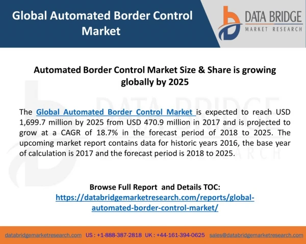 PPT - Automated Border Control Market PowerPoint Presentation, Free ...