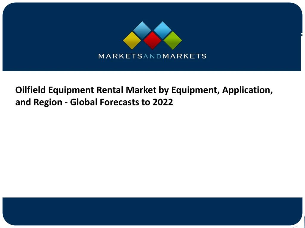 oilfield equipment rental market by equipment