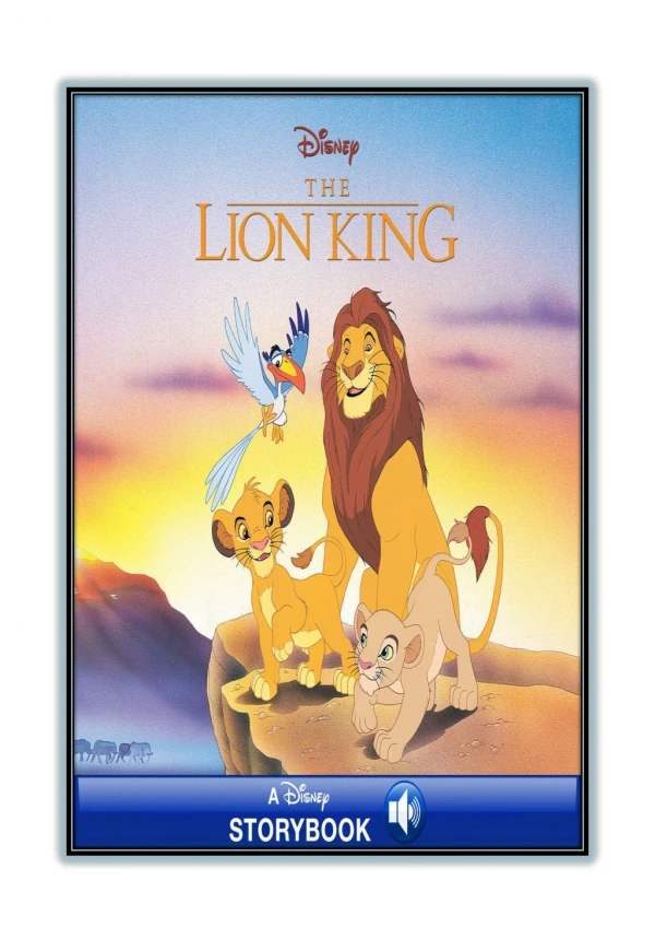 [PDF] Read Online and Download The Lion King By Disney Book Group
