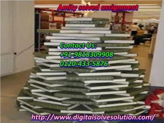 Methods to get amity solved assignment 0120-433-5876 - slide 1