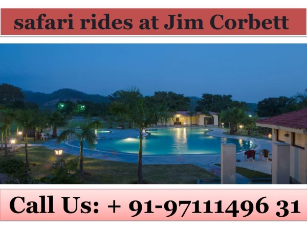 safari rides at jim corbett