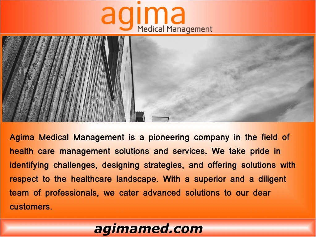 agima medical management is a pioneering company