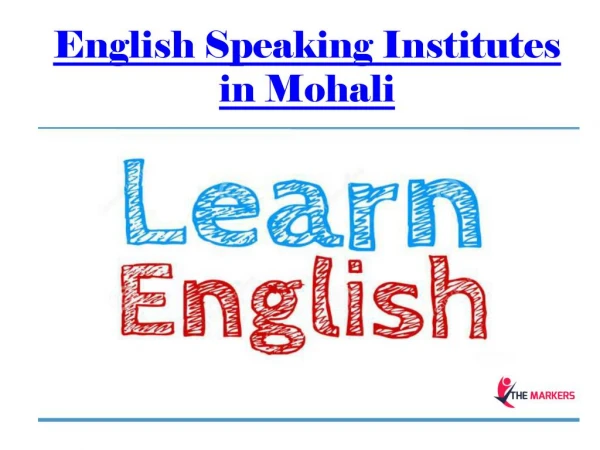 English Speaking Institutes in Mohali