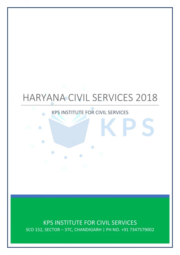 Haryana-Civil-Services-Prelims-2018