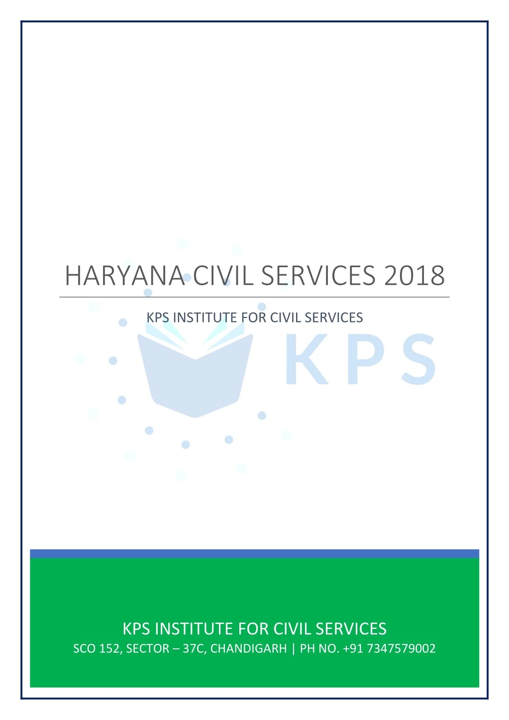haryana civil services 2018