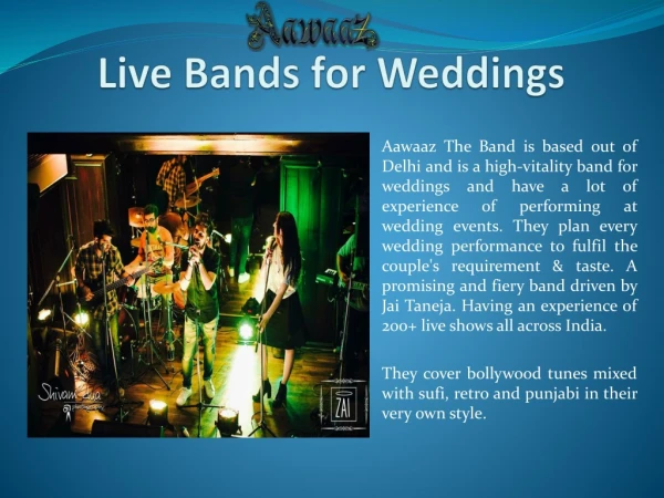Live Bands for Weddings