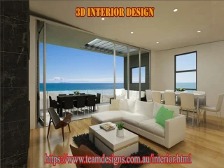 3D Interior Design Overview - slide 1