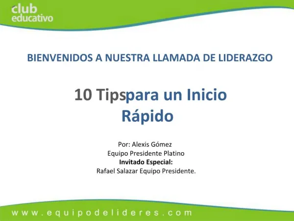 10 Tips para un Inicio R pido