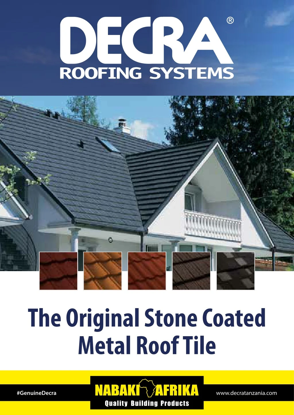the original stone coated metal roof tile