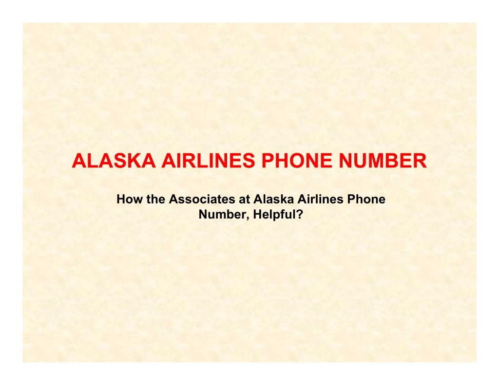 alaska airlines phone number