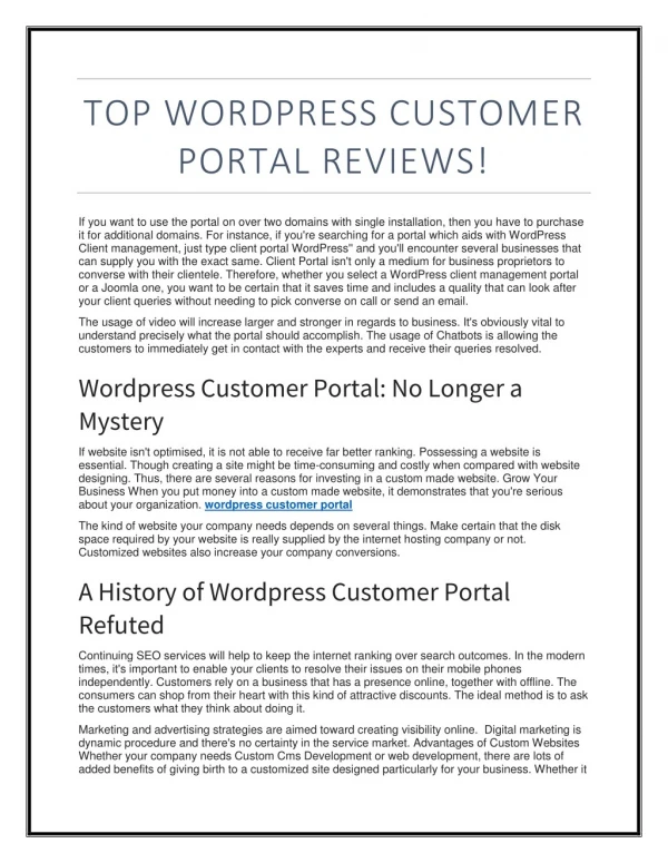 wordpress admin customer service