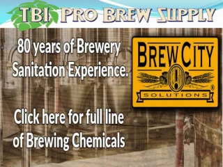Get Top Quality Melanoidin Beer with Beer Making Kits - TBI Pro Brew Supply - slide 1