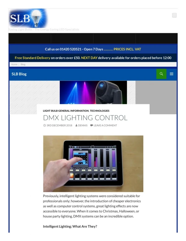 DMX LIGHTING CONTROL - Saving Light Bulbs