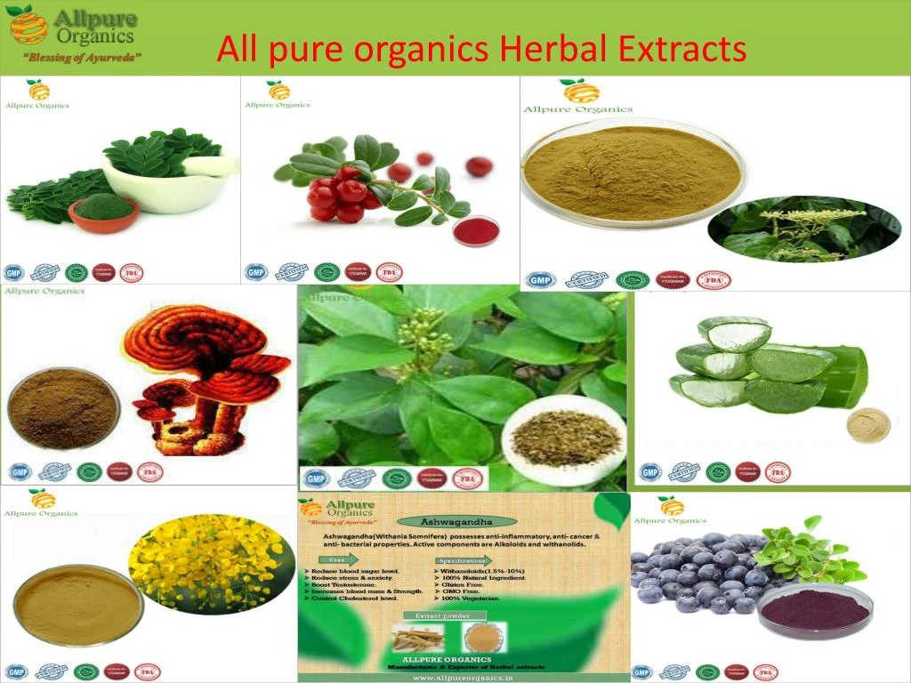 all pure organics herbal extracts