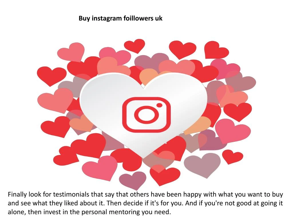buy instagram foillowers uk
