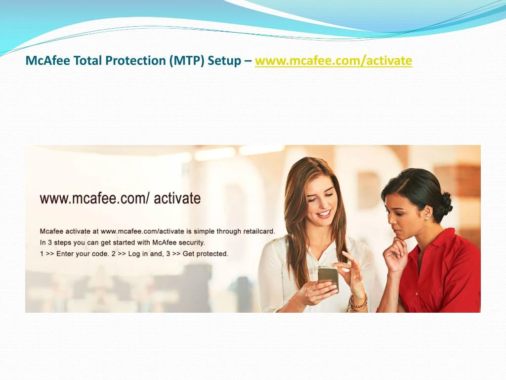 mcafee total protection mtp setup www mcafee com activate