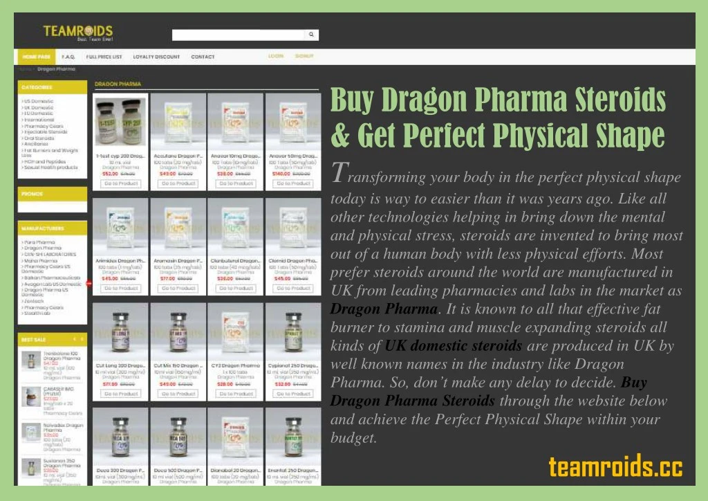 buy dragon pharma steroids get perfect physical