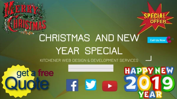 Christmas and New Year Offers - Get Affordable Kitchener Web Design Services