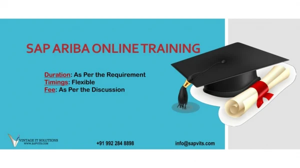 SAP Ariba Training PDF