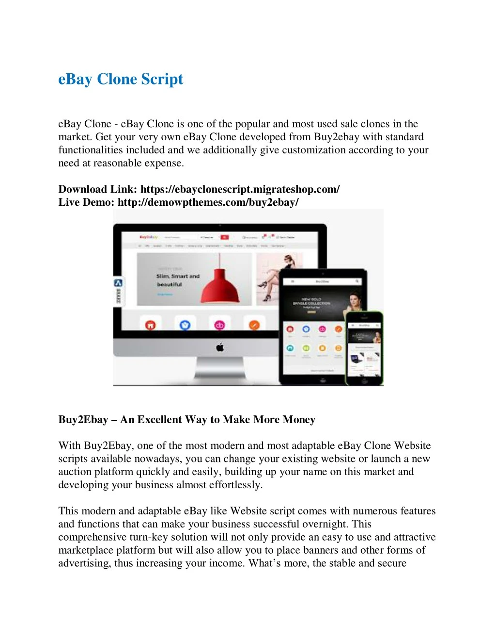 ebay clone script