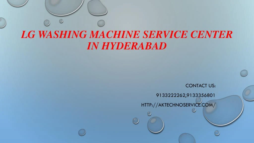 lg washing machine service center in hyderabad