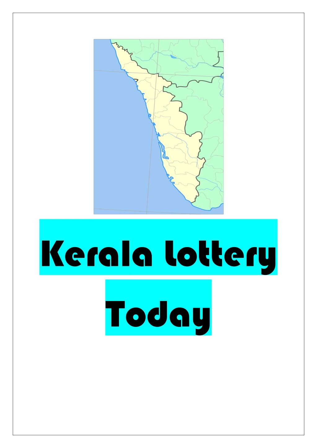 kerala lottery today