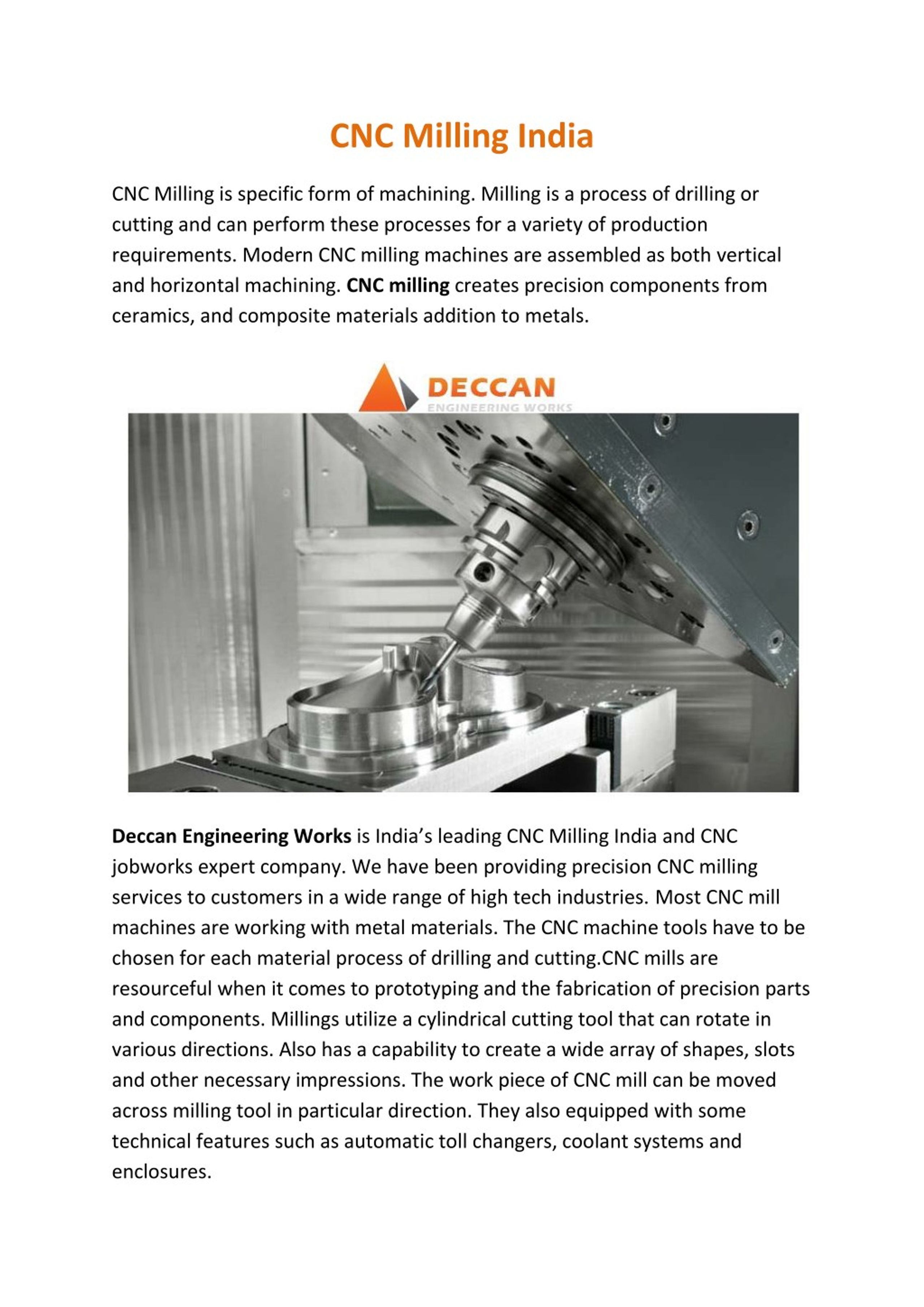 PPT - CNC Milling India PowerPoint Presentation, free download - ID:8125149