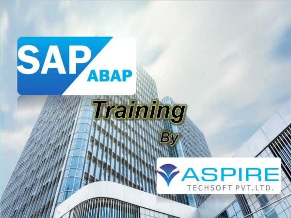 Best SAP ABAP Training Institute with Placement in Pune | Aspire