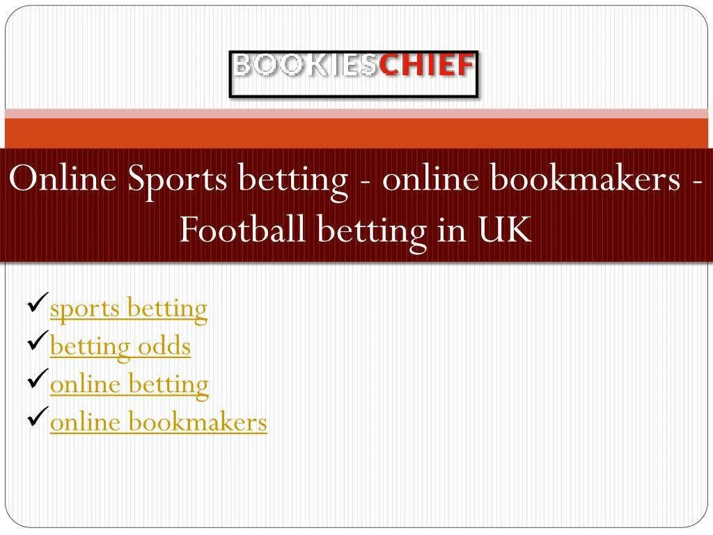online sports betting online bookmakers football
