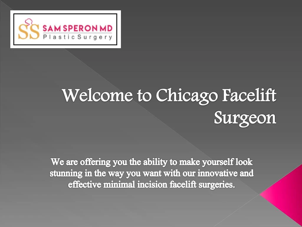 welcome to chicago facelift surgeon