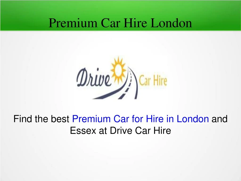 premium car hire london