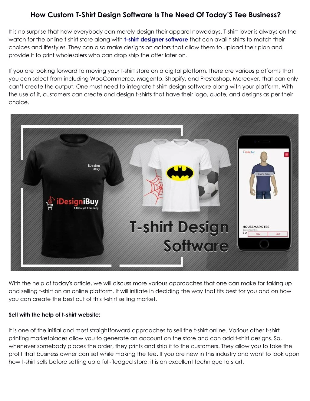 how custom t shirt design software is the need