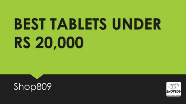 BEST BIG SCREEN TABLETS UNDER 20000 | BEST TABLETS