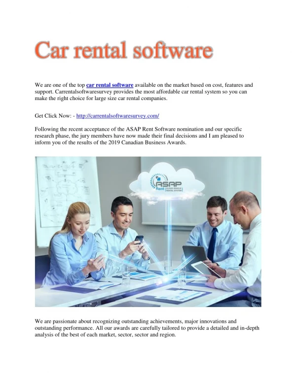 Rental car software