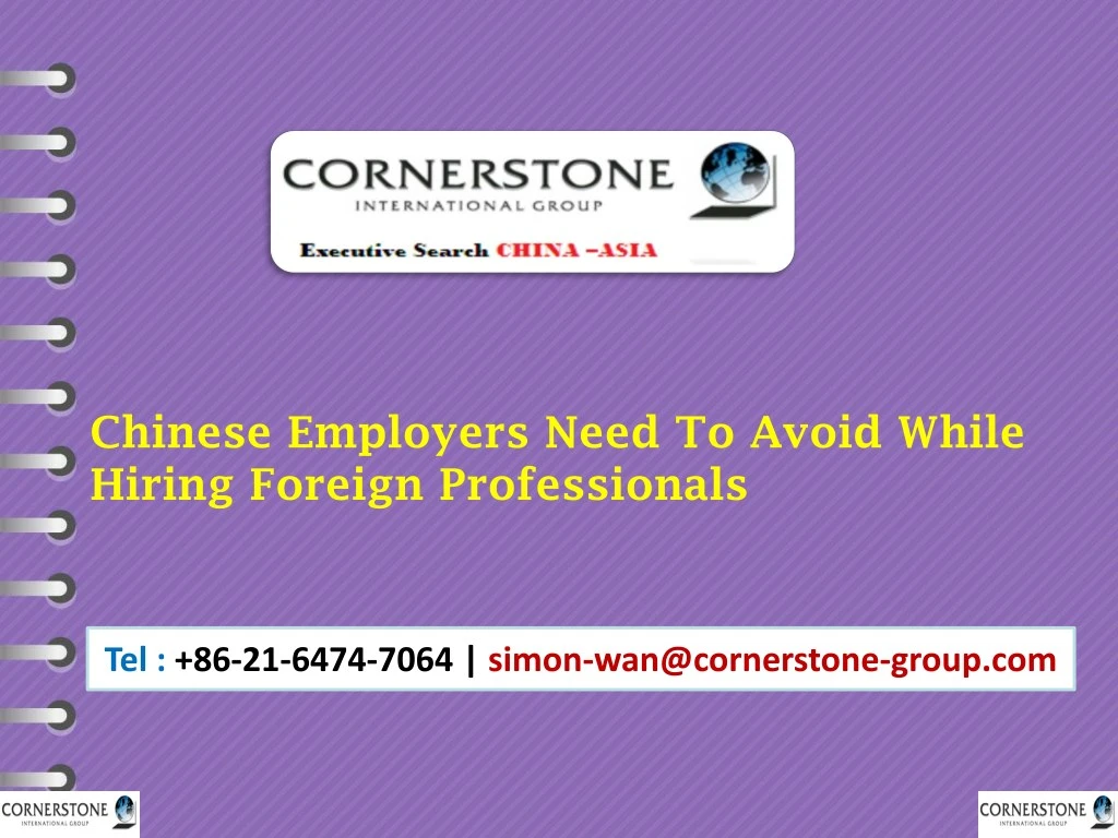 chinese employers need to avoid while hiring