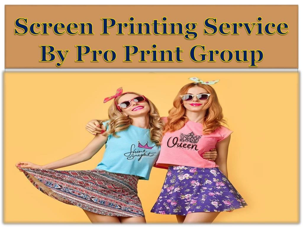 screen printing service by pro print group