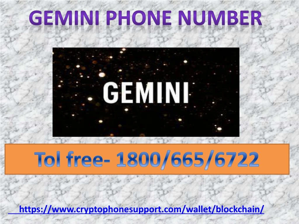 gemini phone number