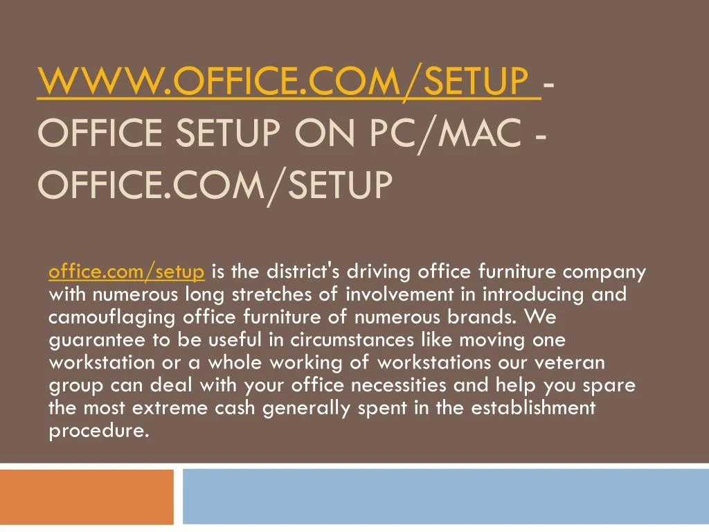 www office com setup office setup on pc mac office com setup