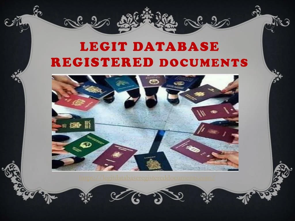 legit database registered documents